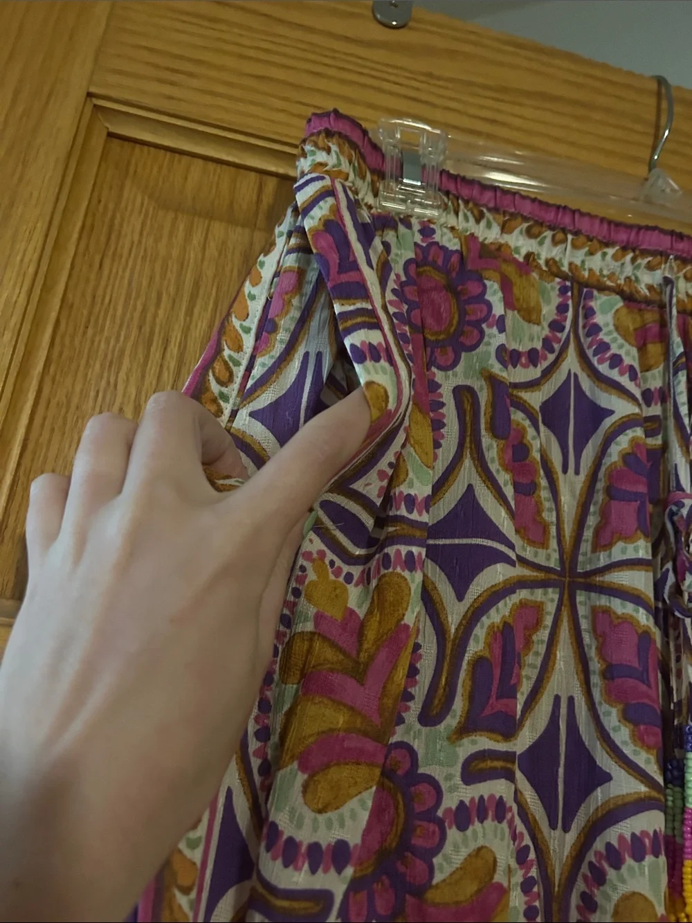 NWT Emerson Rose Wide-Leg Palazzo Boho Pants | Size Small